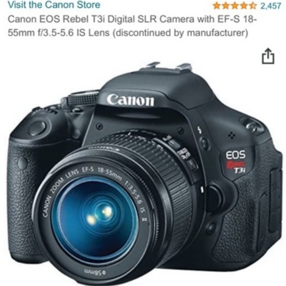 Canon EOS Rebel t3i 600 Digital SLR Camera Bundle - Picture 16 of 16